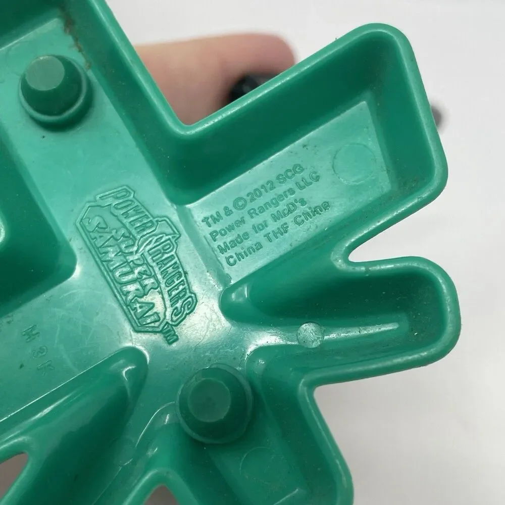Lot of 4 Power Rangers Super Samurai McDonald's Toys - Includes‎ NIP Blue Ranger